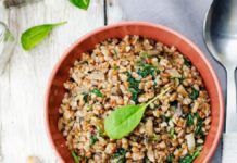 Перловая каша со свёклой