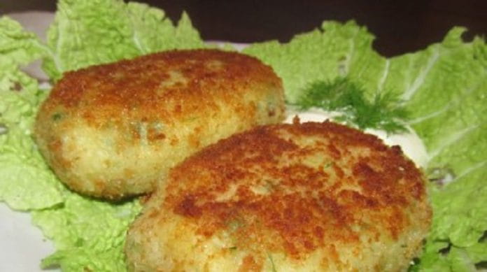 Картофельные котлеты с грибами