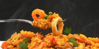 Салат с креветками