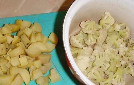 Алу Гоби. Блюдо индийской кухни