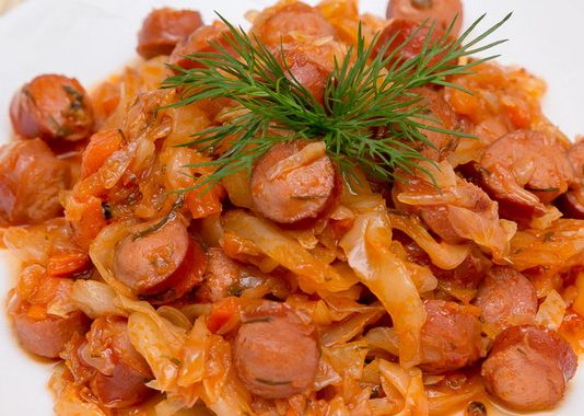 Солянка с капустой и грибами