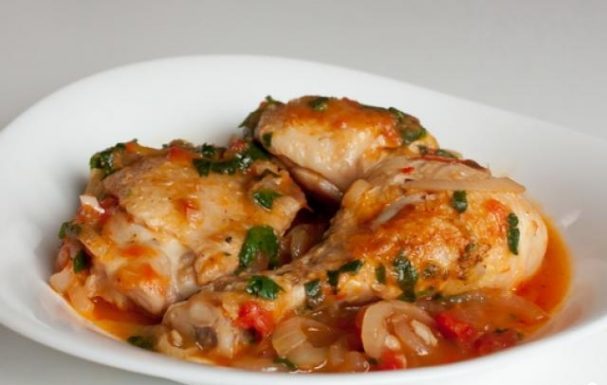 Чахохбили из курицы в мультиварке