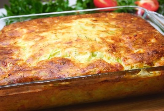 Запеканка из кабачков