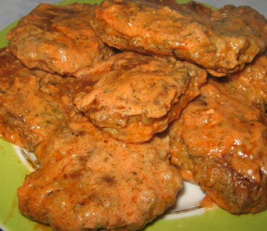 Оладьи из куриной печени