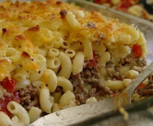 Макароны с фаршем в духовке