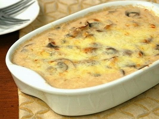 Жульен из курицы и шампиньонов