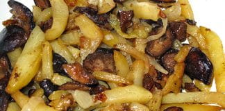 Овощи с курицей в тесте