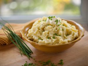 Картофельное пюре с чесноком