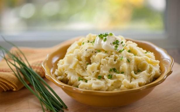 Картофельное пюре с чесноком