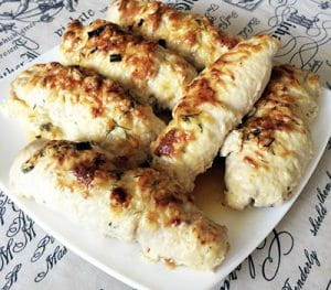Рулетики из индейки