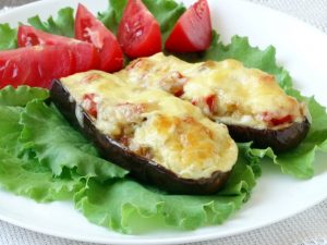 Баклажановые лодочки