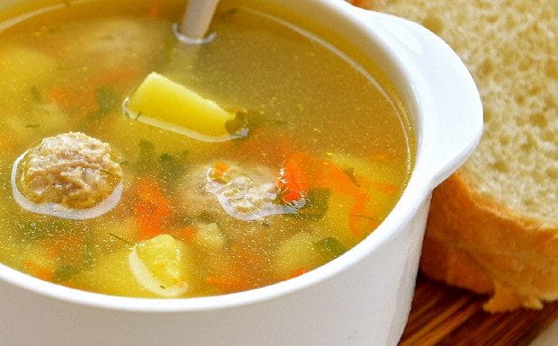 Суп с фрикадельками