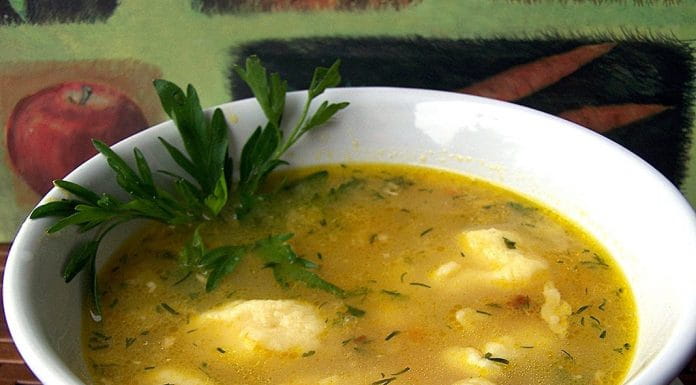 Суп картофельный с клецками