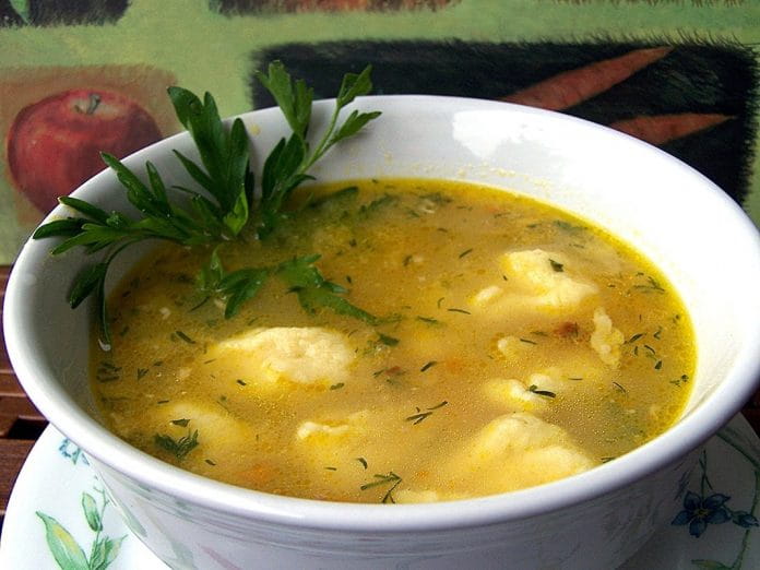 Суп картофельный с клецками