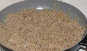Капустная запеканка с фаршем