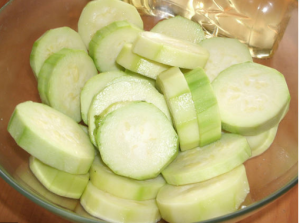 Шашлык из баранины с кабачками