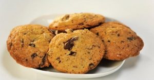 апельсиновое печенье с шоколадной крошкой