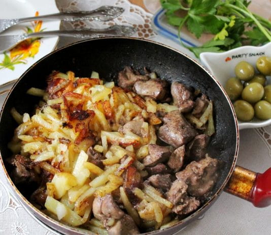 Сердечки с картошкой и луком