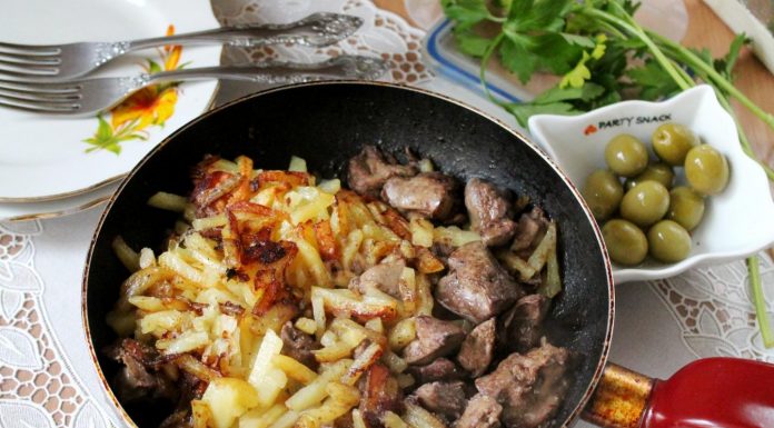 Сердечки с картошкой и луком 