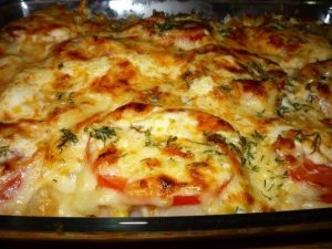 Мясная запеканка