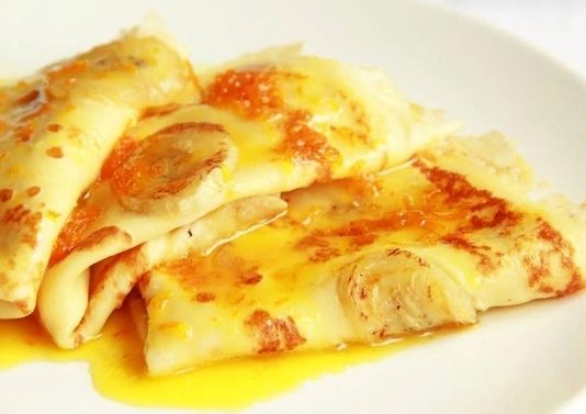 Блины с соусом