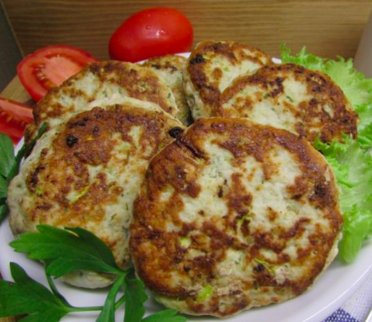 Котлеты сочные с кабачком