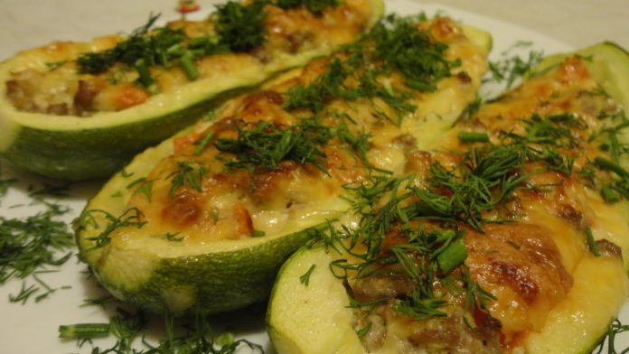 Кабачки в духовке 