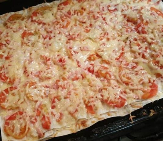 Пицца из лаваша
