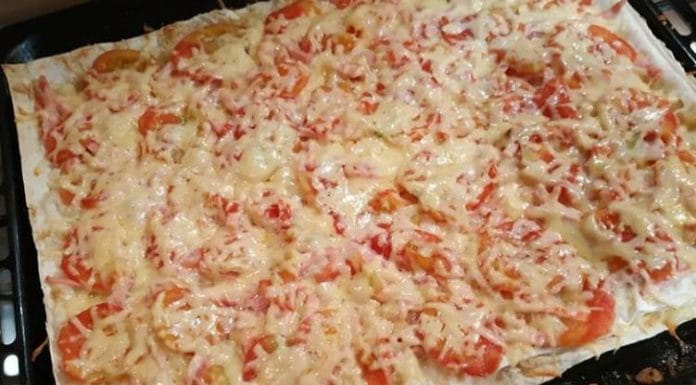 Пицца из лаваша