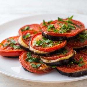 баклажаны с чесноком и сыром