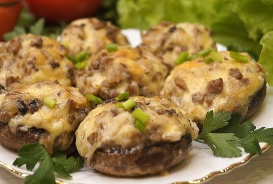 Фаршированные грибы