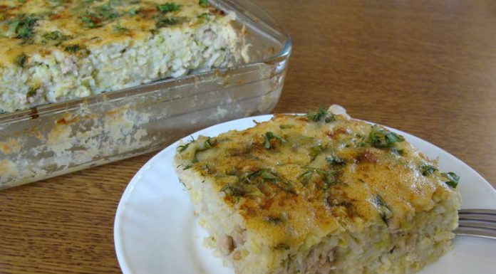Овощи с рисом и сыром в духовке 