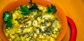 Салат из грибов и курицы