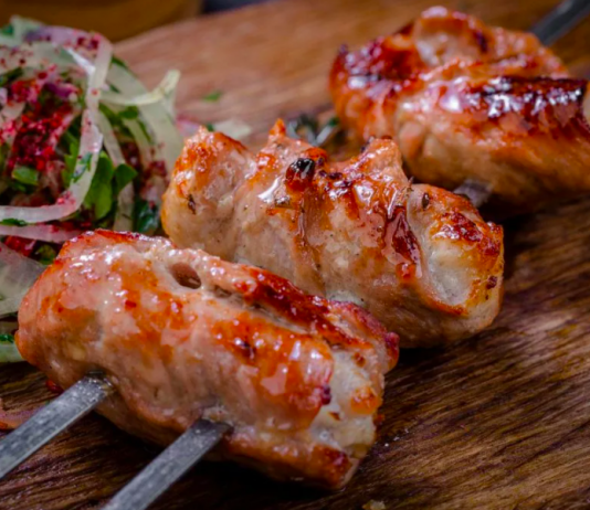Шашлык из овощей