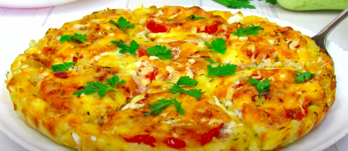 Пицца из кабачков. Очень вкусно! ☆ Ещё один удачный рецепт блюда из кабачков ☆ Кабачковая пицца.