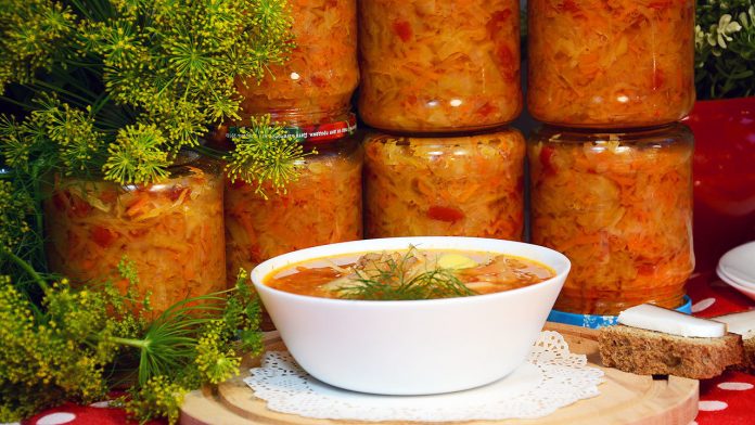 Заправка для щей на зиму!! Аппетитная закуска, которая выручит в нужный момент.