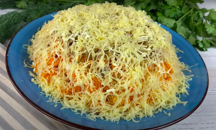 За рецептом этого САЛАТА охотятся все хозяйки! Ну очень Вкусный Салат «Охотничий».